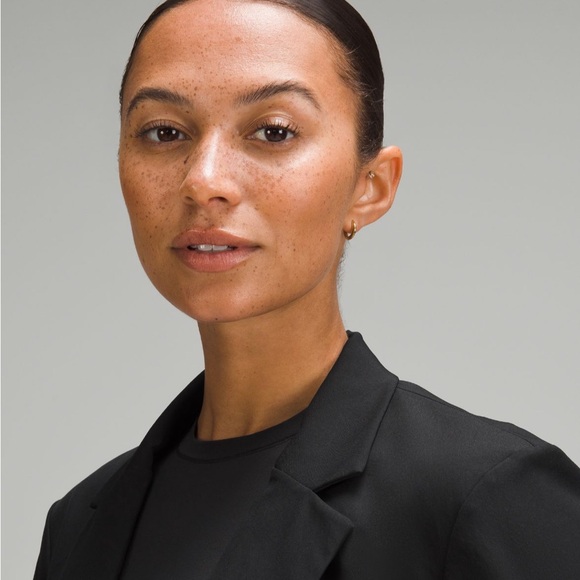 Lululemon relaxed twill blazer black XS NWT - Picture 6 of 11